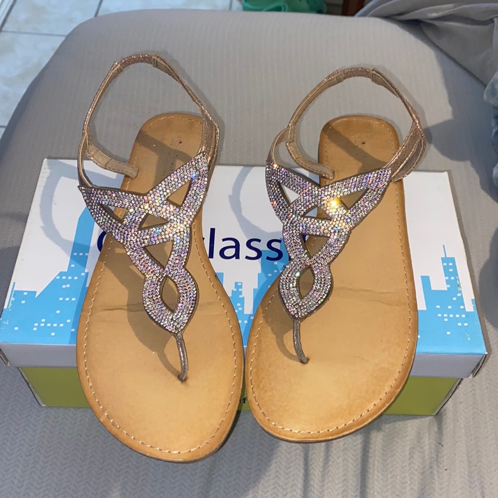 Rose Gold Sandals